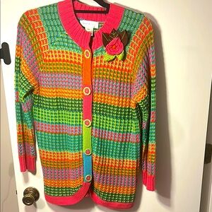 Colorful Knit Women's Sweater